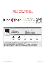 Kingfisher KNG-953-0005 Manual