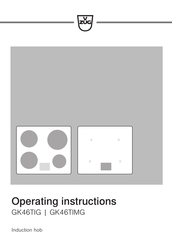 V-ZUG GK46TIG Series Operating Instructions Manual