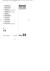 Einhell Royal MSB 32 Operating Instructions Manual