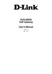 D-Link DVG-6004S User Manual