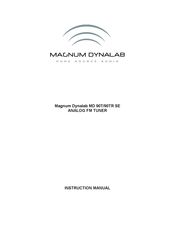 Magnum MD 90TR SE Instruction Manual