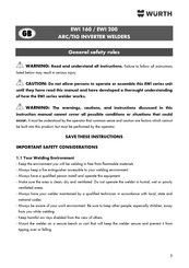 Würth EWI 160 Manual