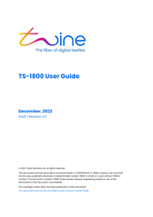 Twine TS-1800 User Manual
