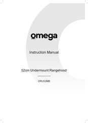 Omega ORU52MB Instruction Manual