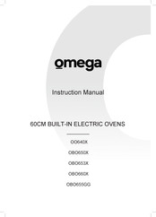 Omega OBO653X Instruction Manual
