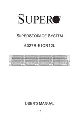 Supero SUPERSTORAGE 6027R-E1CR12L User Manual