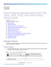 Cisco Firepower Management Center 2000 Getting Started Manual
