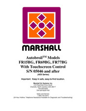 Marshall Amplification Autobroil FR69BG Owner's Manual