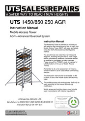 UTS 1450/850 250 AGR Instruction Manual