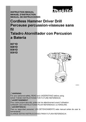 Makita 8381D Instruction Manual