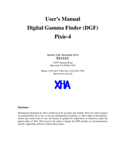 XIA Pixie-4 Express User Manual