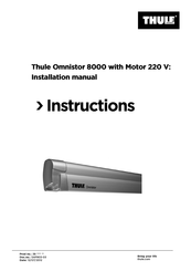 Thule Omnistor 8000 Installation Manual