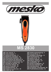 Mesko MS 2830 User Manual