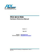 PLX Technology PEX 8616 RDK Hardware Reference Manual