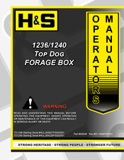 H&S TD1236 Operator's Manual