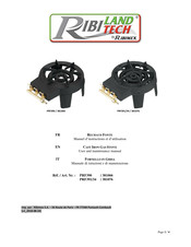 Ribimex RIBI LAND TECH PRF391/34 User And Maintenance Manual