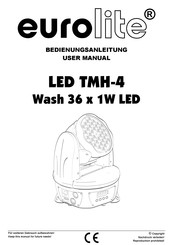 EuroLite LED TMH-4 User Manual