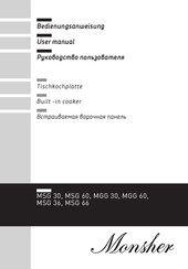 Monsher MSG 66 User Manual