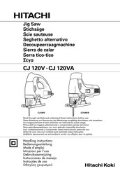 Hitachi CJ 120V Handling Instructions Manual