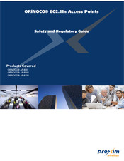 Proxim ORiNOCO AP-8000-US Safety And Regulatory Manual