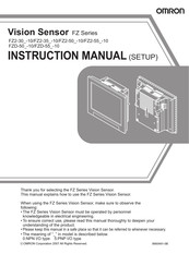 Omron FZ2-35 10 Series Instruction Manual
