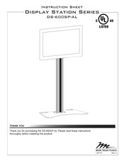 Middle Atlantic Products Display Station Series Instruction Sheet