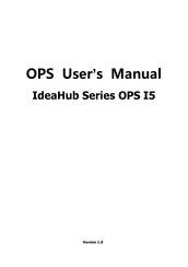 Hisense OPS I5 User Manual