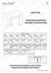 Happy Babies HAPPY B01 Assembly Instructions Manual
