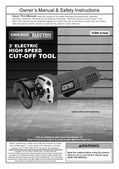 Chicago Electric 61944 Owner's Manual & Safety Instructions