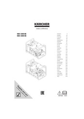 Kärcher HDS 1000 BE Manual
