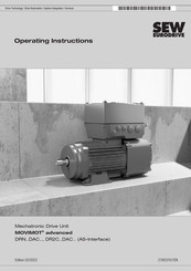 SEW-Eurodrive MOVIMOT advanced DAC DAC Series Operating Instructions Manual