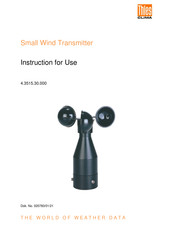 Thies CLIMA 4.3515.30.000 Instructions For Use Manual