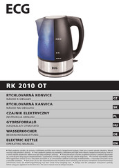 ECG RK 2010 OT Operating Manual