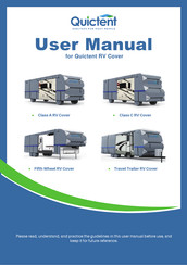 Quictent Travel Trailer RV Cover User Manual