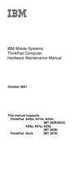 IBM ThinkPad A22p Hardware Maintenance Manual