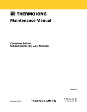 Thermo King MAGNUM PLUS 098586 Maintenance Manual