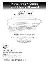 Nauxus NX-19IL-60 Installation Manual And User's Manual