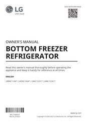 LG LRBNC1104S.ASTCNA0 Owner's Manual