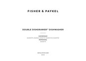 Fisher & Paykel DOUBLE DISHDRAWER DD24DCT9 Installation Manual