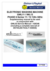 Fisher & Paykel eco smart PHASE 6 12 Series Service Manual
