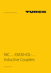 Turck NIC EM30-IOL Series Instructions For Use Manual