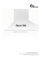 THERMEx Decor 784 Mounting Instruction