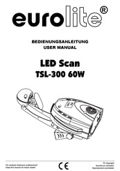 EuroLite LED Scan TSL-300 User Manual