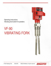 BINMASTER VF-90 Operating Instructions Manual