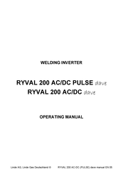 Linde RYVAL 200 AC/DC dave Operating Manual