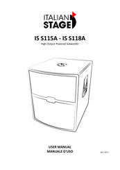 ITALIAN STAGE IS S118A User Manual