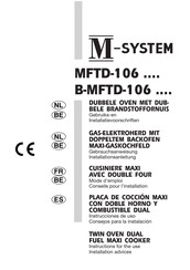 M-system MFTD-106 Series Instructions For Use - Installation Advice