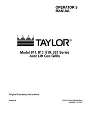 Taylor L811 Operator's Manual
