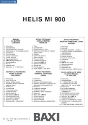 Baxi HELIS MI 900 Manual