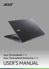 Acer Chromebook Enterprise 514 User Manual